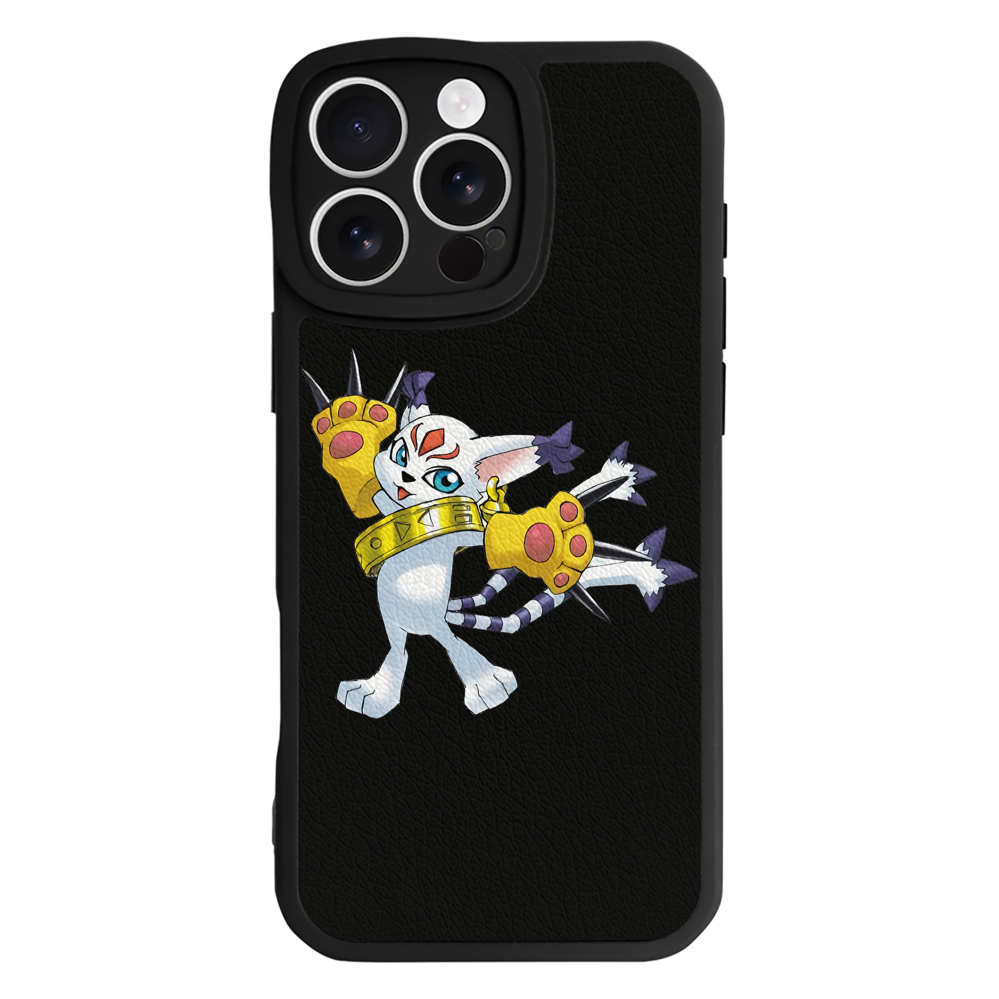 （画像用） Digimon デジタルモンスター/デジモン 【iPhone 16シリーズ対応】シリコンスマホケース（レザー調） 材質：シリコン
